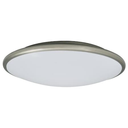 Amax Lighting AMAX Lighting LED-M002LNKL-W 17 x 3.5 in. LED Ceiling Fixture Saucer - Nickel LED-M002LNKL-W